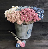 Crochet Flower - Dark  pink