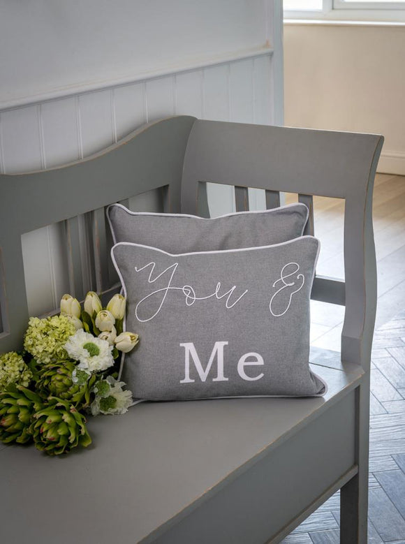 You and Me Grey Cushion