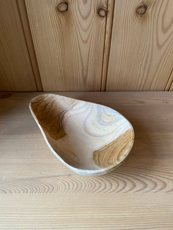Handmade made carved pear